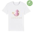 T-Shirt Baby Premium Logo Rosa/Oro