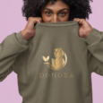 Felpa Unisex Organica Logo Oro