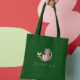 Borsa Logo Rosa/Oro