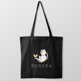 Borsa Logo Bianco/Oro